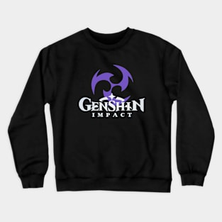 Electro big emblem genshin impact Crewneck Sweatshirt